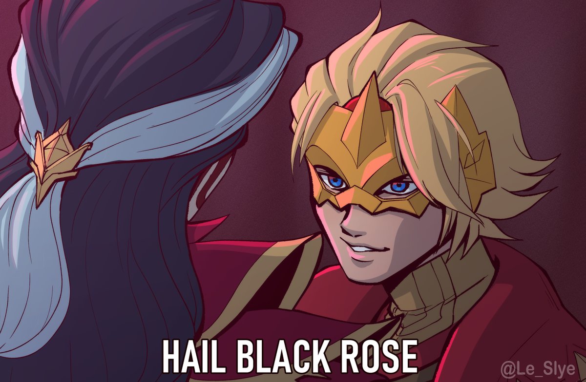 No Jarro! Not you!
(Yes, I changed that horrible hairstyle that looked like it had been licked flat by a cow. It's about time Riot stopped ruining Ezreal's hair... or Jarro's in this case.) #blackrose #Ezreal #renataglasc