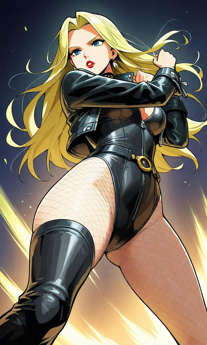 veganoirAI's tweet photo. Black widow or Black Canary #marvelvsdc #BlackWidow #blackcanary #sexy #anime #AIart https://t.co/qmoHQ6ZB8Z