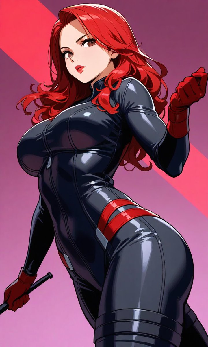 veganoirAI's tweet photo. Black widow or Black Canary #marvelvsdc #BlackWidow #blackcanary #sexy #anime #AIart https://t.co/qmoHQ6ZB8Z