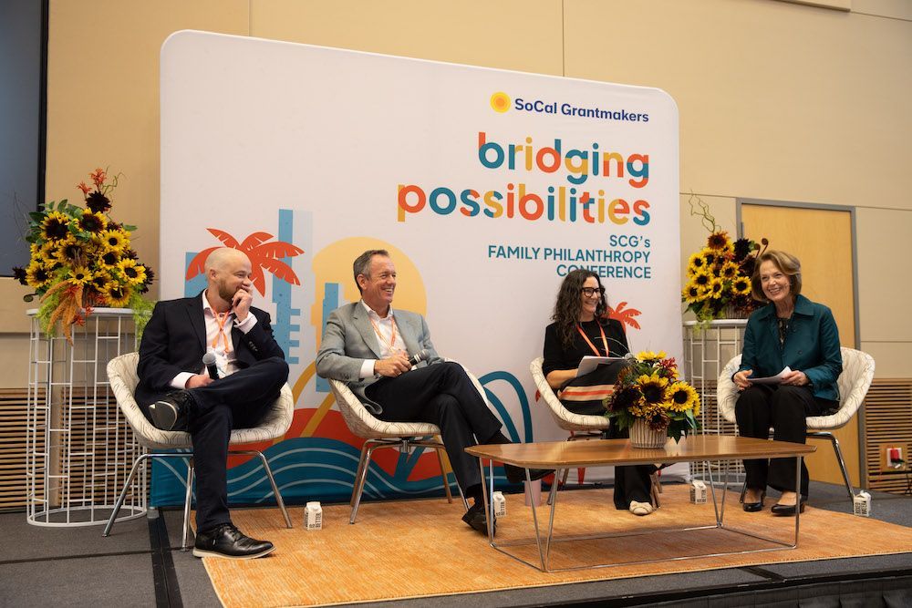 SCG is filled with gratitude and joy from Day One of our Family Philanthropy Conference, Bridging Possibilities! Thank you to our amazing speakers for facilitating conversations that brought together family members in community and connection.

#SCGFamilyConference