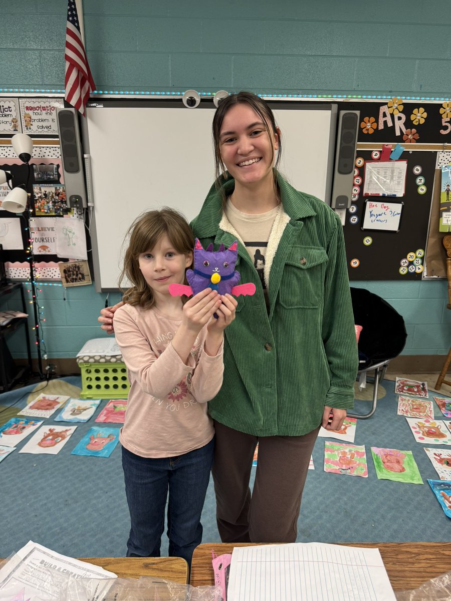Thank you, Murray High Art students for bringing our creations to life! My class was so happy to receive their creatures today! You all did a fabulous job! #MurraySchools