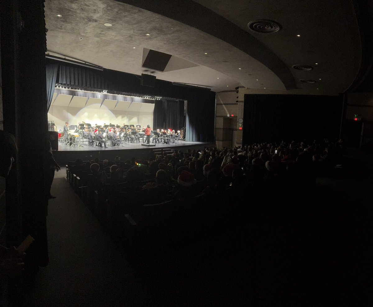 Standing room only at our award winning FSMS Band Holiday Concert! Thank you to all the community members, faculty, and especially parents for coming out to support our Falcons! <a href="/band_fsms/">FSMS Band</a> #SOAR