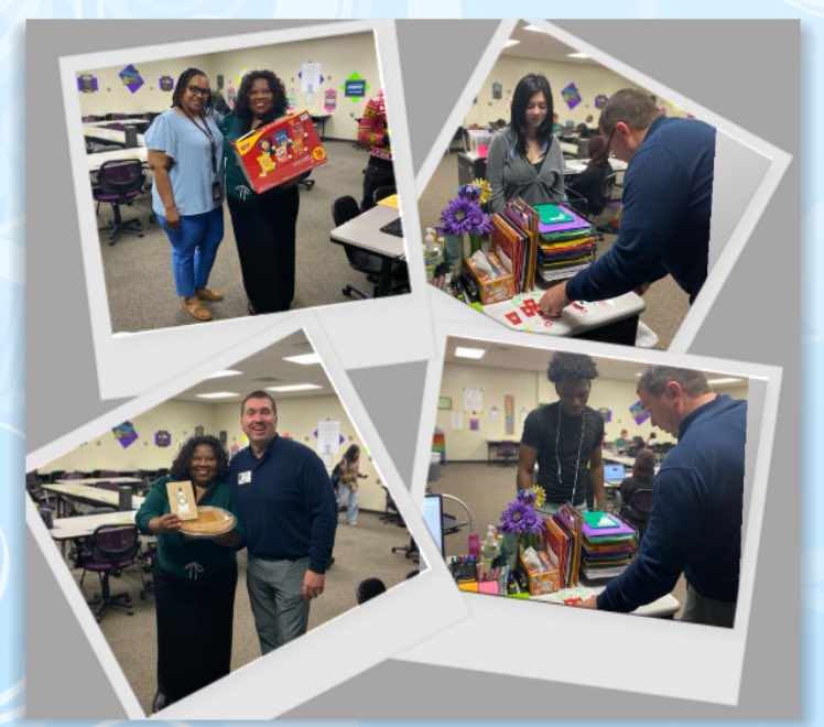 RPHS_OLAB's tweet photo. Busy day, but can’t let the moment go without shouting out two #Outstanding educators…Dr. Watkins and Dr. Weatherly! 🍎They brought gift cards and prizes for our #OLAB students and one for me! 👏🏼🥳So #Thankful! Many smiles! 😊#BestInTheBusiness #ImagineLearning #ImagineEdgenuity https://t.co/eGHgrw1x1q