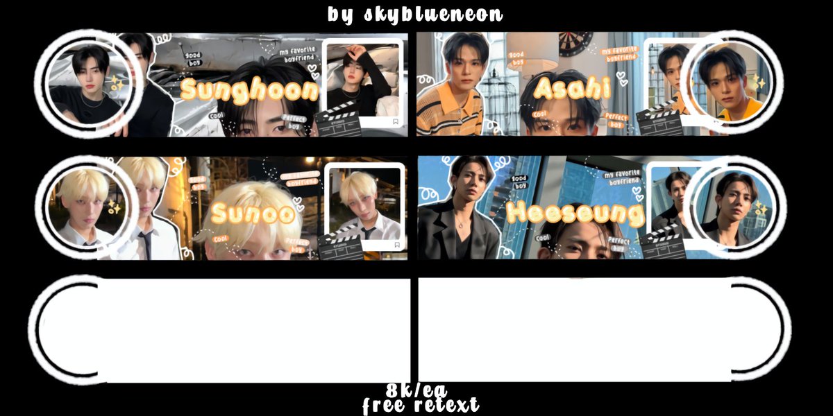 (help rt very appreciated)

LAYOUT READY STOK BOY GROUP, TXT (BEOMGYU YEONJUN SOOBIN), NCT (JAEHYUN MARK JAEMIN HAECHAN RENJUN JENO JISUNG CHENLE), TREASURE (ASAHI JIHOON YOSHI), ENHYPEN (JAKE JAY SUNGHOON SUNO HEESEUNG), STRAY KIDS (FELIX), AND JAE WOOK

#zonauang #zonajajan