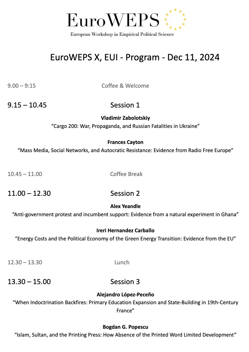 We’re kicking off EuroWEPS 10 today. And Florence is greeting us very kindly. Excited for fascinating papers touching upon the war in Ukraine, the Ottoman Empire, Radio Free Europe, and Louis Napoleon Bonaparte, amongst others.