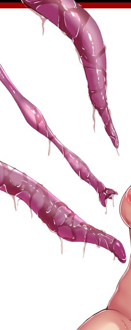 触手を塗っています 