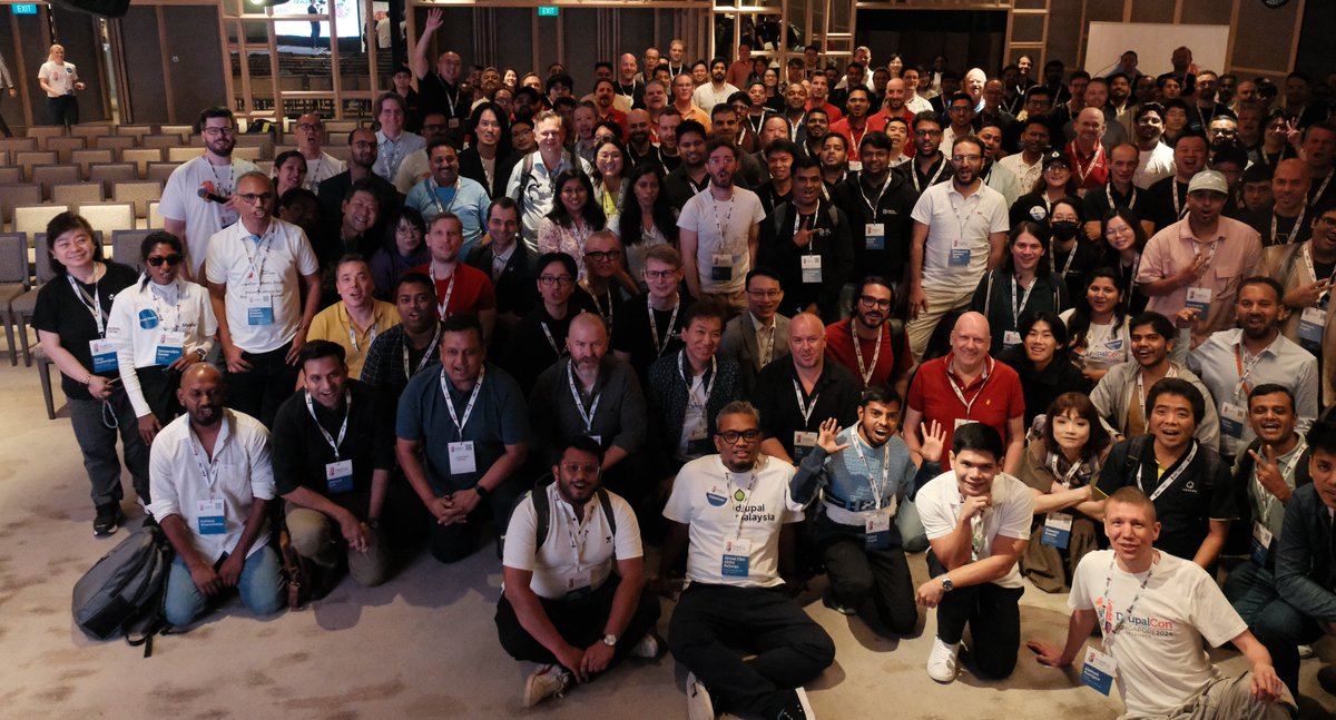 DrupalConAsia's tweet image. And it&apos;s a wrap! 🙇

We thank all the sponsors, speakers, volunteers, and attendees for making DrupalCon Singapore possible. 🩵

Until next time! 👋

#DrupalConSingapore #DrupalConAsia #Drupal #OpenSource

Image credits: Jakub Piasecki