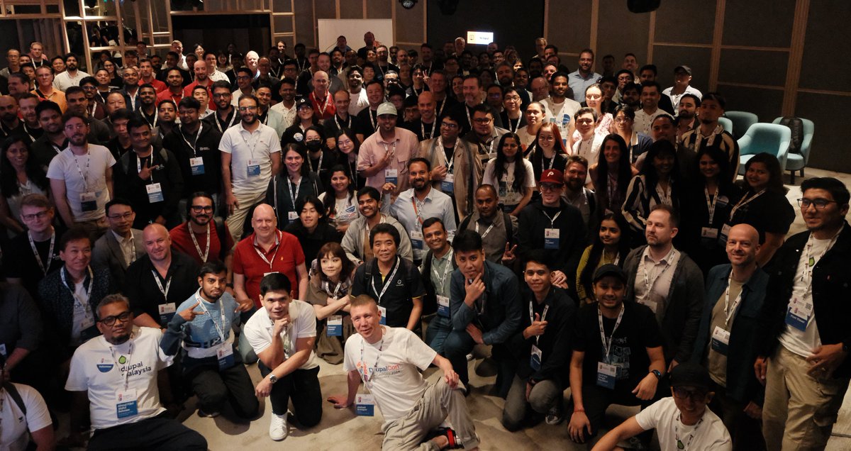 DrupalConAsia's tweet image. And it&apos;s a wrap! 🙇

We thank all the sponsors, speakers, volunteers, and attendees for making DrupalCon Singapore possible. 🩵

Until next time! 👋

#DrupalConSingapore #DrupalConAsia #Drupal #OpenSource

Image credits: Jakub Piasecki