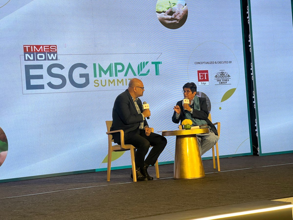 subhachat's tweet photo. When your purpose becomes more important than your position, you drive inspired action. What an incredible conversation on purpose, action and impact with the incredible @thekiranbedi. When you have such conversations, you often reflect on your reason for being and becoming. https://t.co/9IRT3cRIlS