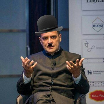 MARATHA_PHARMA's tweet photo. @mrjethwani_ This pic shows how Competent and great Governance this Charlie Chaplin of Indian Politics will give to India and its people 😂😂😂 https://t.co/ggpmLzL7gA