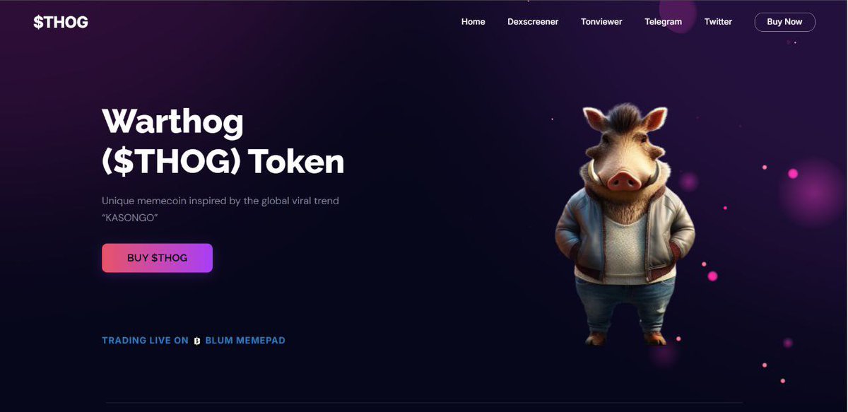 thogtoken's tweet photo. 🌐 The $THOG Token Website is LIVE! 🌐

➡️ Check it out: https://t.co/ctbAm5DrZG

⚙️ What’s Next?

- Updating Dexscreener is in progress.

- $THOG Token Airdrop coming soon!

- $THOG Token Mini App launching soon!

💪The technical team is on fire, delivering excellence every step of the way.

🔥 With this amazing team, $100M Market Cap is easily achievable. The journey has just begun—stay tuned for more! 🚀