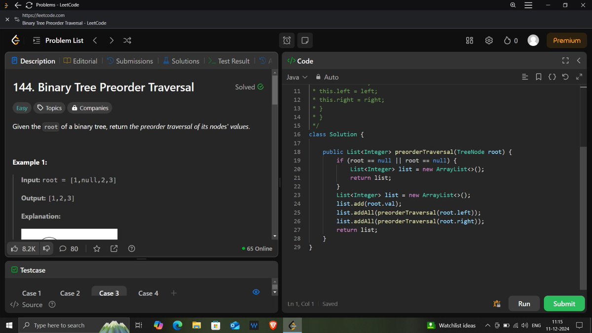 Madhav353's tweet image. Today I Learned:
Started exploring Binary Trees and learned about traversal techniques!

1. Preorder Traversal
2. Inorder Traversal
3. Postorder Traversal

Excited to keep learning and solve more tree problems!

#TodayILearned #BinaryTrees #CodingJourney  #ProblemSolving