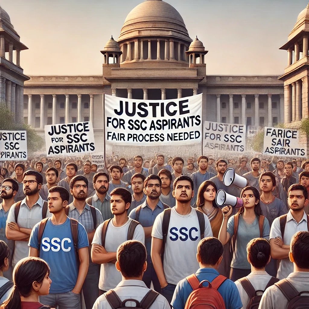 studyforcivils's tweet photo. SSC  बात नहीं सुन रहा है। सामान्य अभ्यर्थी न्याय और पारदर्शिता की मांग करते हैं। कृपया SSC STUDENTS की समस्याओं पर तुरंत ध्यान दिया जाना चाहिए ।

#SSC_JAWAB_DO  
#SSCwaitinglist 
#SSCCGL2024 https://t.co/GDJdW9Gece