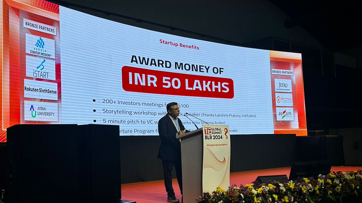 TiEBangalore's tweet photo. "π₯ The #TGS100 is here! π₯
10 trailblazing startups in AI, aerospace, social impact & more are set to pitch game-changing ideas to a super jury of top investors. π
π₯ βΉ50L equity-free prize
π₯ 5-year mentorship
Shaping the future starts NOW! π‘ https://t.co/EC33YGBzin