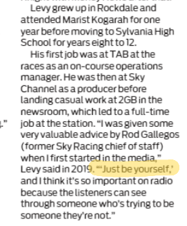 markannabel's tweet photo. @beerboy182 I laughed at this from the Tele, the journo should have replied but what if you want to be yourself and also Massive Sports Lover https://t.co/rlGcHbig1G