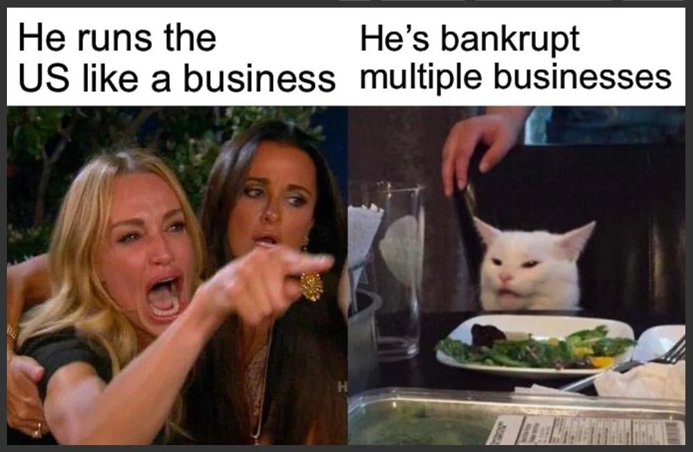 mmpadellan's tweet photo. If I had a dollar for every time I've warned people about Sir Bankrupts-a-Lot, I'd have a billion dollars. https://t.co/TFe3NWeN6R