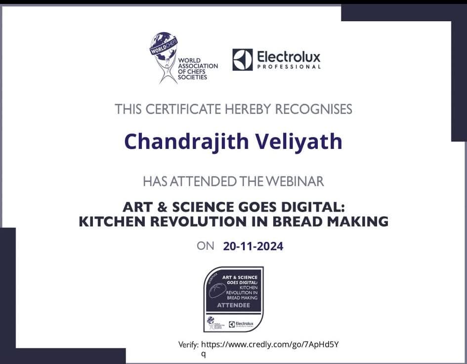 ChefChandrajith's tweet image. Worldchefs - World Association of Chefs Societies
Electrolux Professional 
_________________________________________________
Arts and science goes digital
Kitchen revolution in bread making!
@ChefChandrajith