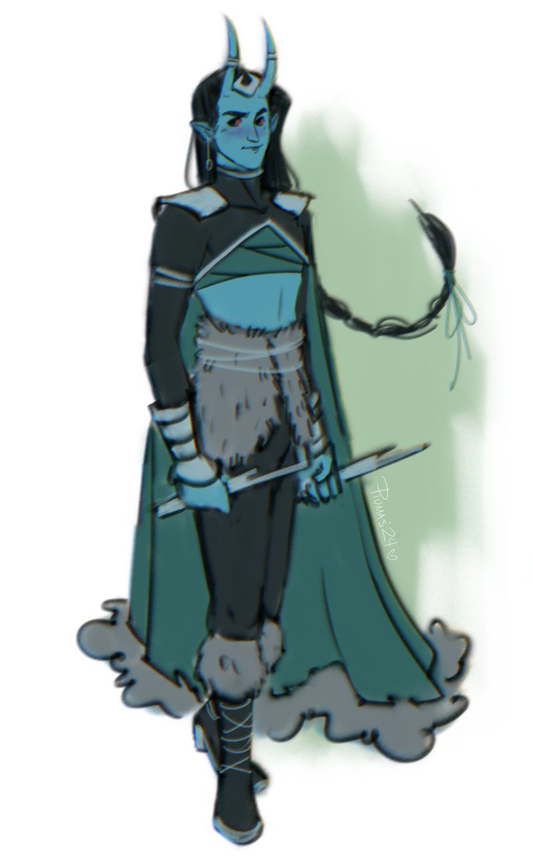 Old jotun Loki doodle ❄️🐍