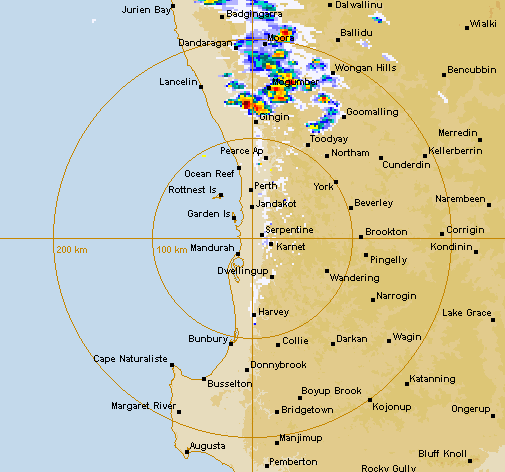 weather_wa's tweet photo. @BunburyWeather @perthovalman @ManjitK6987 @baxlex @WestWXWatchers @drstip @ImTheOnlyAstro @Sparrow_65 @WendyBirdOZ @speedbird020 @Barnsy_Lisa @2017Ferret @BigV2011WCE @Rob_lebob @aussie_robbob @BellTowerTimes Storms Between #Geraldton And #Perth 🌩️ A Severe Thunderstorm Warning Has Been Issued For People In Parts Of The Central West And Lower West Districts Including #Badgingarra, #Dongara, #Eneabba And #Moora ⚠️ #PerthNews #PerthStorm #PerthWeather #Wheatbelt #WesternAustralia https://t.co/EHdXFVCBAg