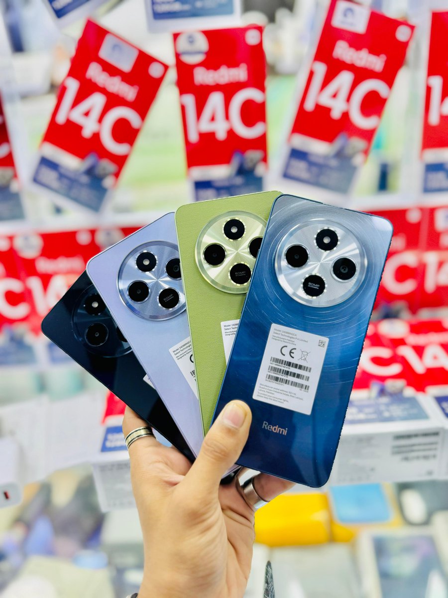 Techhubmobile's tweet image. Xiaomi Redmi 14C [Dual SIM]
128GB/256GB storage 4-8GB RAM
Android 14
5160mAh {18W wired}
50MP Camera
Helio G81 Ultra Processor
IPS LCD, 120Hz
Free delivery in all over Karachi
Available in good Price [Inbox for Price]
📞#Call_Centre:
03139259112
#14C