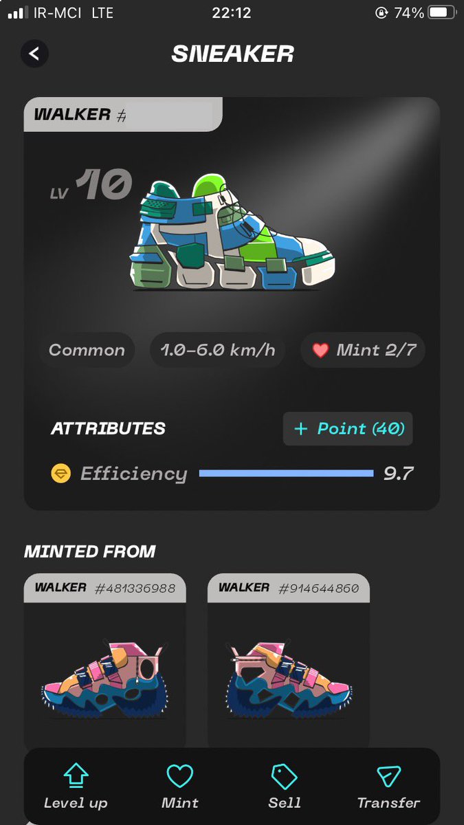 SmaeiliVahid's tweet image. These 2 #STEPNGO Sneakers are being leveled-up and I will soon #LEND them to my friends
——————————————
Wait for them to be ready 😉
——————————————
#FSL #health #lifestyle #web3 #Web3Gaming