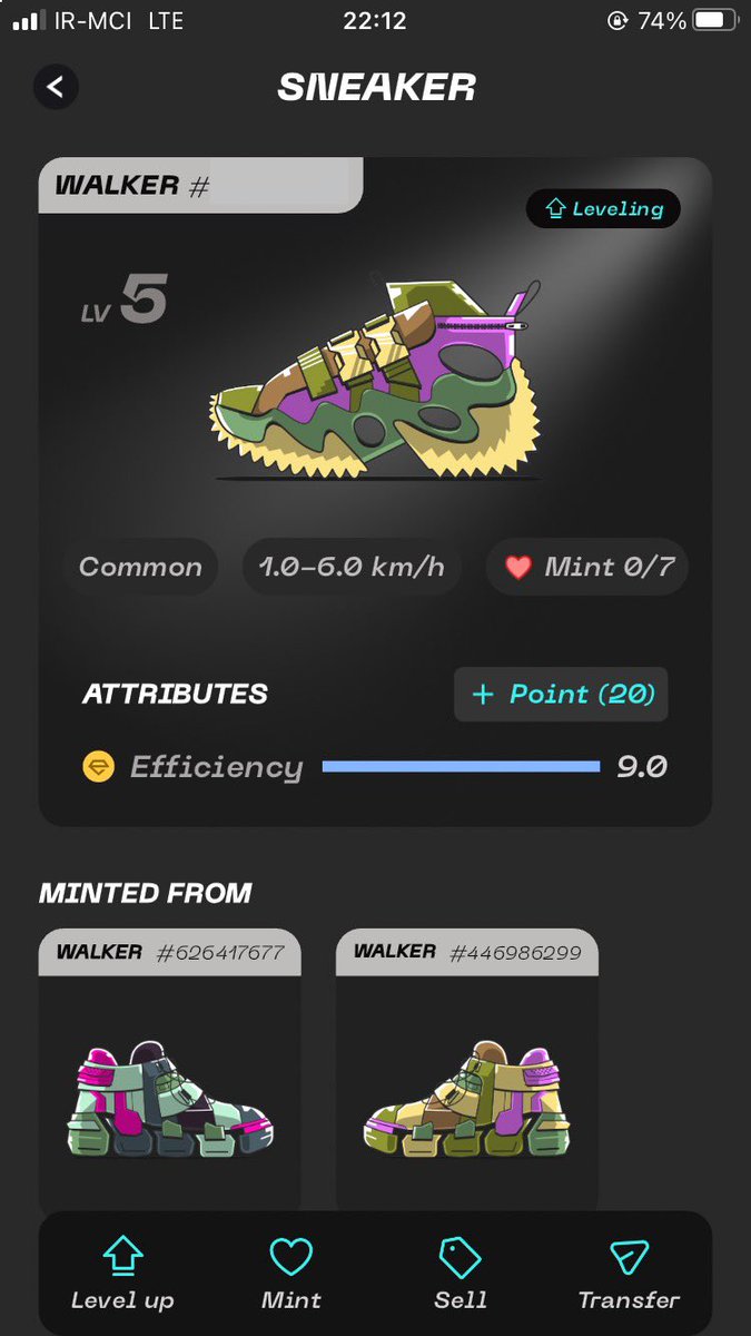 SmaeiliVahid's tweet image. These 2 #STEPNGO Sneakers are being leveled-up and I will soon #LEND them to my friends
——————————————
Wait for them to be ready 😉
——————————————
#FSL #health #lifestyle #web3 #Web3Gaming