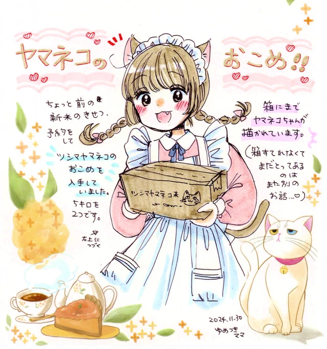 ツシマヤマネコ米。おいしいです。 
