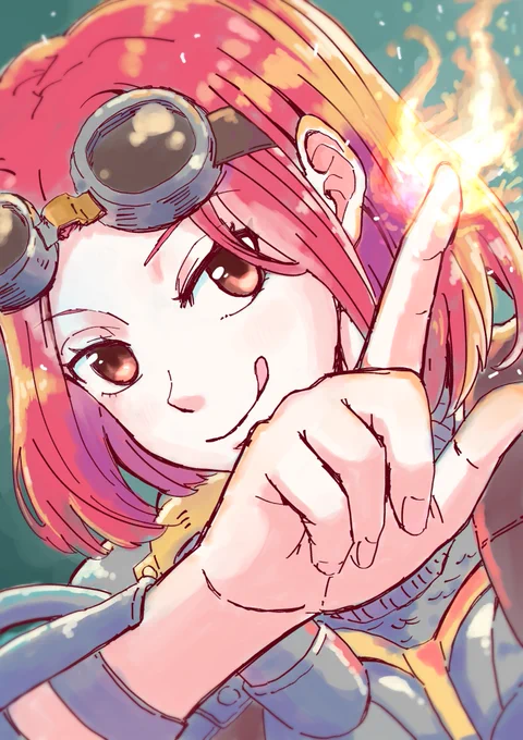早く描く練習にワンドロチャンドラ・ナラー/Chandra Nalaar#占フェッチ 