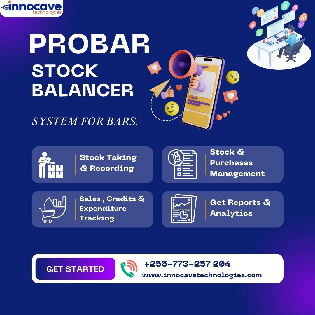 innocaveTech's tweet photo. 🚨 Are you running a Bar?
Tired of losing track of stock, managing credits, or calculating sales manually? Say hello to ProBar Stock Balancer – the ultimate solution for seamless stock management, credit tracking, &amp; sales reporting. 💡
📈 Boost your bar's efficiency today! https://t.co/kapyUMvkEs
