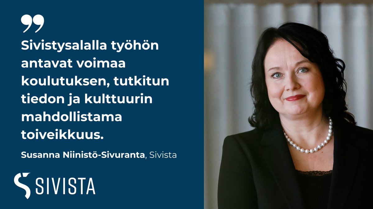 Oppimistulosten ja osaamistason kasvua eivät uhkaa pelkästään taloudelliset reunaehdot vaan myös polarisaatioon liittyvät ilmiöt. 📢 Meillä on lupa vaatia parempaa tulevaisuutta ja olla tekemässä sitä, kirjoittaa Sivistan toimitusjohtaja <a href="/NiinistoS/">Susanna Niinistö-Sivuranta</a> 👉sivista.fi/blogi/susanna-…