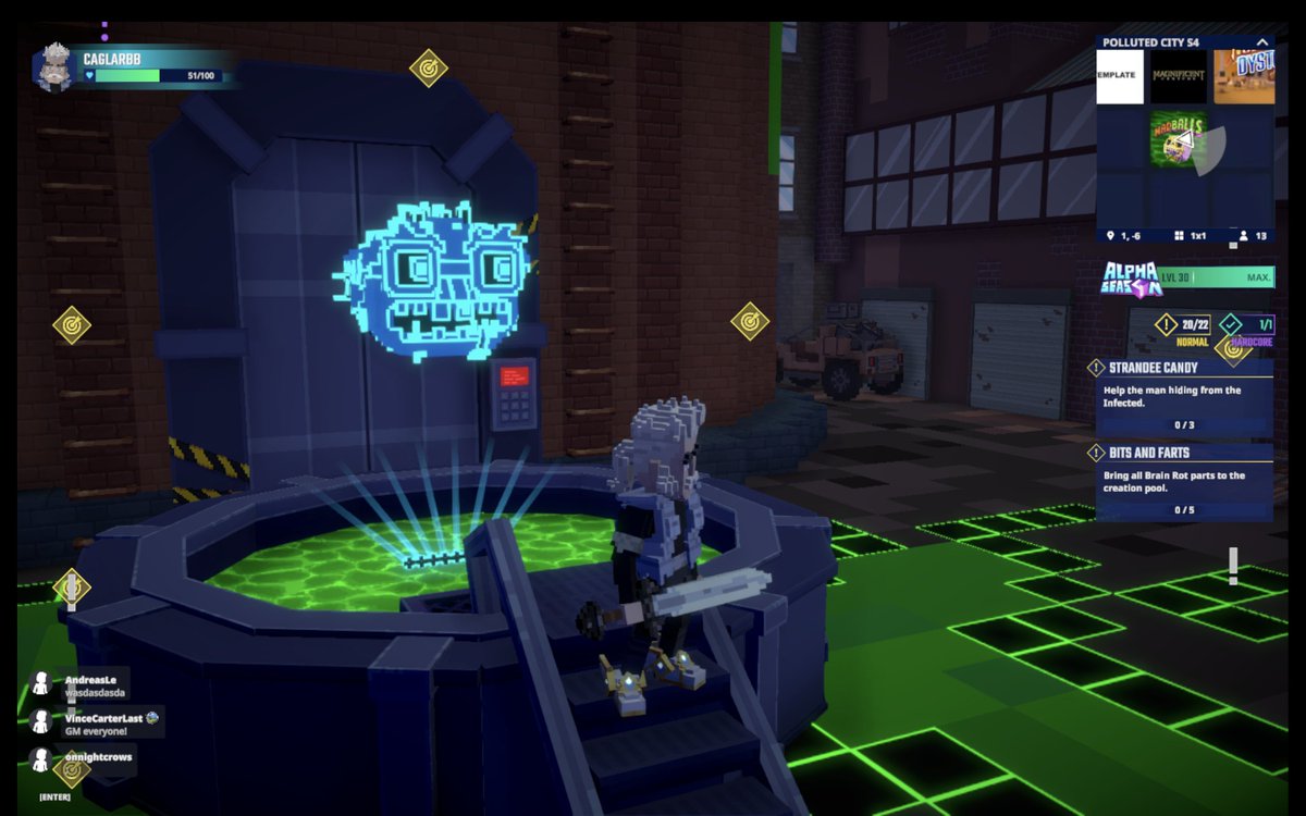 BerkmanCaglar's tweet photo. Eww! Just stepped in a slime pool in Polluted City in @TheSandboxGame. Time to clean up this virtual world! 🦠🧼 @MadballsX https://t.co/5tsK96keZJ #TheSandbox #AlphaSeason4 #AS4SocialChallenge https://t.co/dYIANRoiXh