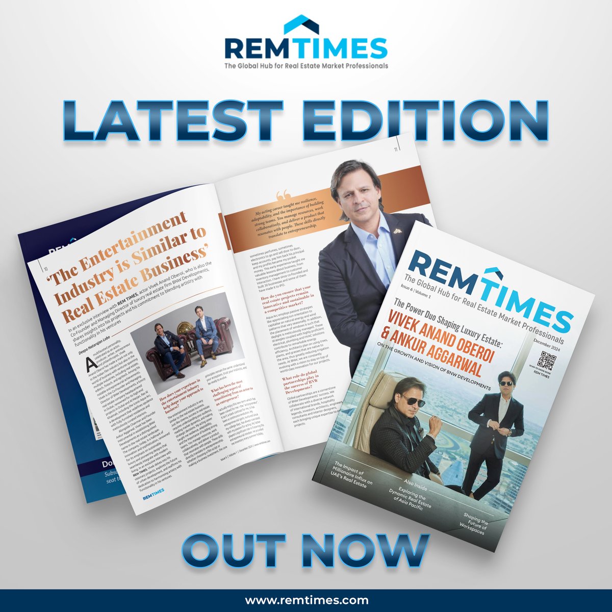 The latest issue of #REMTIMES Magazine is here, offering unparalleled insights into the evolving world of real estate and visionary leadership shaping the industry.

All this and much more: remtimes.com/show_magazine.…