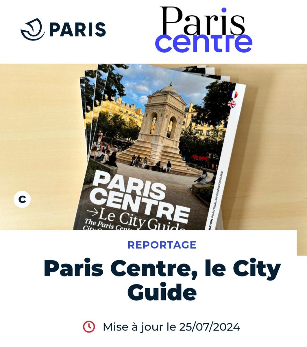 CITY GUIDE de #PARISCENTRE
mairiepariscentre.paris.fr/pages/paris-ce…
bonne découverte ...