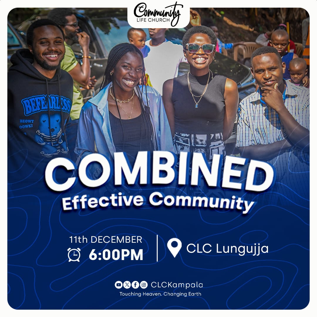 CLCKampala's tweet photo. 🏠🌆🙌🏾🎊

ALL ECs COMING HOME ❓
 
Today is COMBINED EC Day

Time; 6:00pm

Collectively, we MEET as Church Family in our effective communities and share the word &amp; Life 

Invite at least 1️⃣ person. 

#EffectiveCommunities
#Witness
#EC_HostsCelebration https://t.co/B7u725iGrk