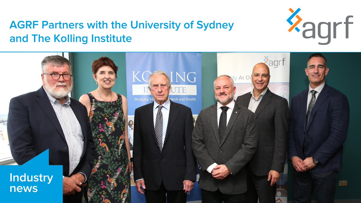 AGRF_genomics's tweet image. Industry news!
AGRF has partnered with the @Sydney_Uni and @KollingINST to advance genomic research and expedite its translation into clinical applications.
#AGRF #Genomics #SydneyResearch #ClinicalGenomics #TranslationalResearch #TheKollingInstitute #UniversityofSydney