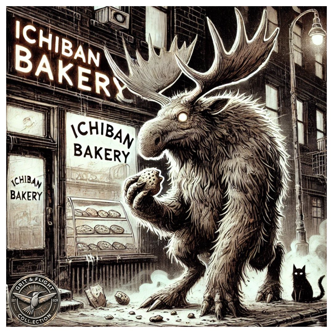 Guppyinchief's tweet photo. @ICHIBANxrp Sometimes you have to stop at your local bakery to feel the warmth #GrittyComics https://t.co/o1AgyVDdPh