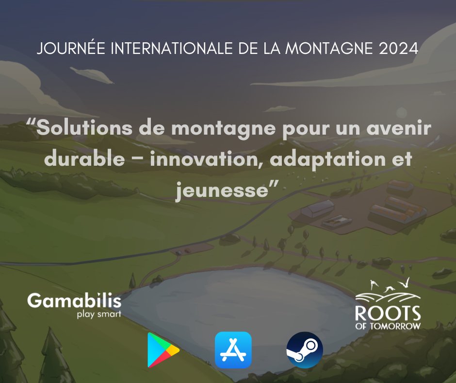 En cette Journée internationale de la montagne, soutenons des solutions innovantes pour un développement durable en montagne grâce aux jeux vidéo ! 🌍
🎮 Découvrez-en plus avec Roots Of Tomorrow : bit.ly/3OA2Sm4 
#Montagne #DéveloppementDurable #JeuxVidéo