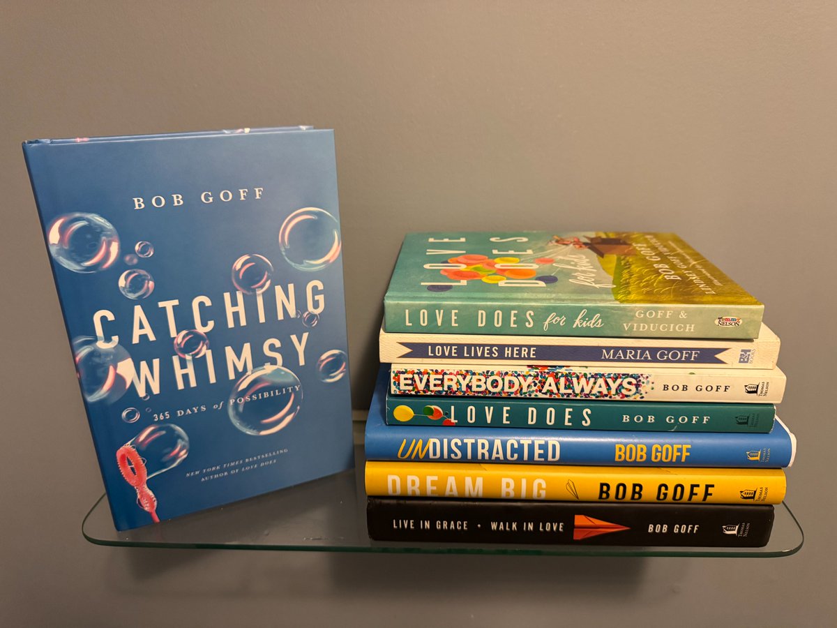 Excited to crack open Catching Whimsy January 1st, thank you <a href="/bobgoff/">Bob Goff</a> for another Gem.  Loved the previous 7.