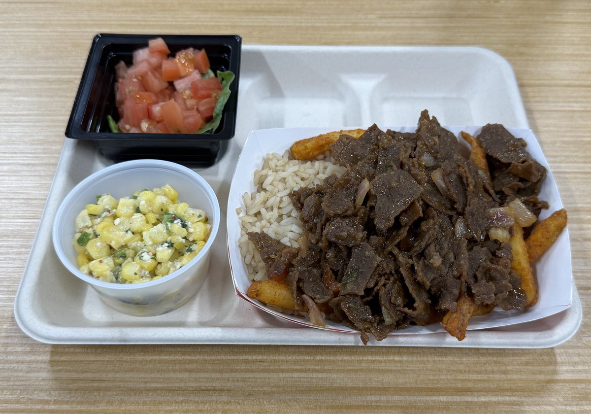 DesignMakeTeach (@designmaketeach) on Twitter photo New school lunch menu option <a href="/LCPSCafe/">LCPS School Nutrition</a> is a hit! Lomo Saltado - marinated beef with seasoned french fries & rice. Peruvian dish with a side of Mexican Street Corn. Must try! ⭐️⭐️⭐️⭐️⭐️ New school lunch menu option <a href="/LCPSCafe/">LCPS School Nutrition</a> is a hit! Lomo Saltado - marinated beef with seasoned french fries & rice. Peruvian dish with a side of Mexican Street Corn. Must try! ⭐️⭐️⭐️⭐️⭐️
