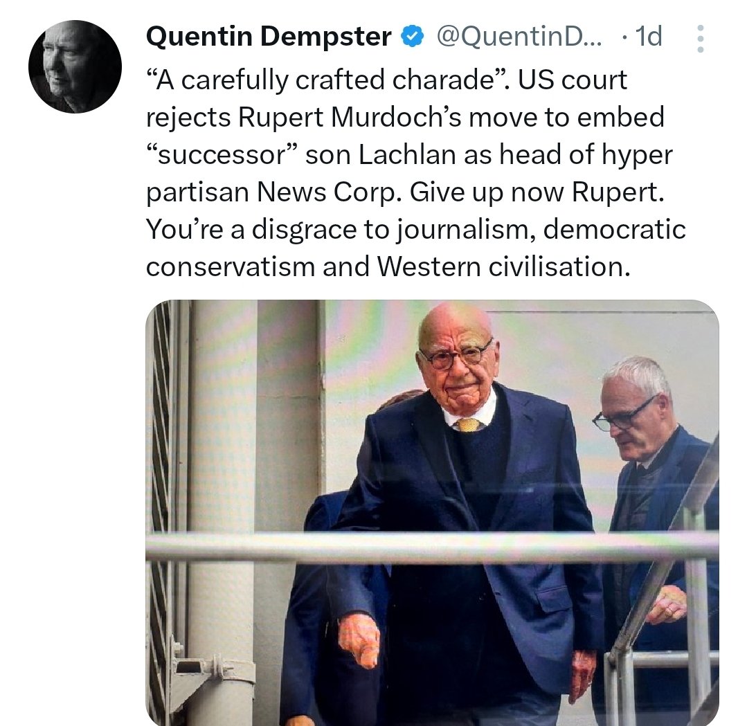 MaureenSearson's tweet image. The ABC has been taken over by the partisan #MurdochGutterMedia 
#ThisIsNotJournalism #NotOurABC