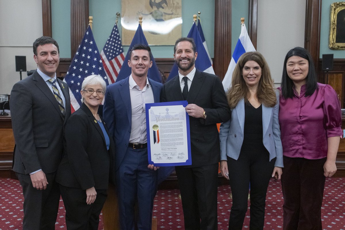 Council Member Eric Dinowitz (@ericdinowitznyc) on Twitter photo We had a FANTASTIC night at City Hall as we celebrated Chanukah with the <a href="/NYCJewishCaucus/">NYC Jewish Caucus</a> and <a href="/NYCCouncil/">New York City Council</a>
Congratulations to our honorees <a href="/MODI_COMEDIAN/">MODI</a> and Charles Tebele, and a special thank you to <a href="/JCRCNY/">JCRC of New York</a> <a href="/UJAfedNY/">UJA-Federation of New York</a> and the <a href="/SARacademy/">SAR Academy</a> choir. We had a FANTASTIC night at City Hall as we celebrated Chanukah with the <a href="/NYCJewishCaucus/">NYC Jewish Caucus</a> and <a href="/NYCCouncil/">New York City Council</a>
Congratulations to our honorees <a href="/MODI_COMEDIAN/">MODI</a> and Charles Tebele, and a special thank you to <a href="/JCRCNY/">JCRC of New York</a> <a href="/UJAfedNY/">UJA-Federation of New York</a> and the <a href="/SARacademy/">SAR Academy</a> choir.