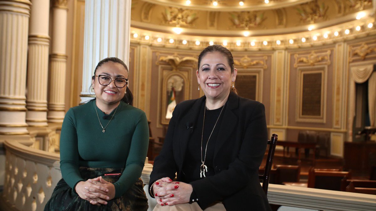 artemisa_laura's tweet photo. Muchas gracias @patycorro por la entrevista para @AlcanceDiario.
Un gusto recibirte en el @CongresoPue para platicar a tu audiencia sobre el trabajo legislativo en favor de las y los poblanos. https://t.co/lXOtpXrP9v
