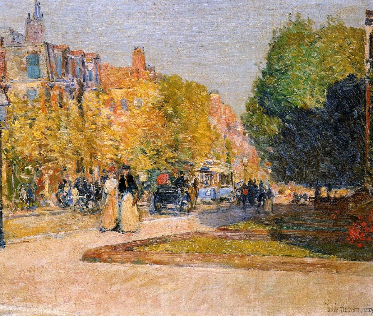 YvetteNickel's tweet photo. Marlborough Street, Boston #ChildeHassam #Impressionism https://t.co/fglwJ9WiHv
