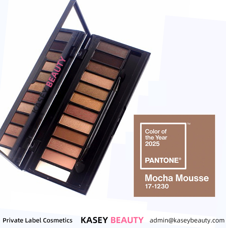 isKaseybeauty's tweet image. Introducing the Pantone Color of the Year 2025: Mocha Mousse (17-1230)! Would you like to use this stunning shade to create a new palette? 🌟💖

We offer private-label services! Check products at kaseybeauty.com

#MakeupFactory #privatelabelcosmetics #CustomMakeup