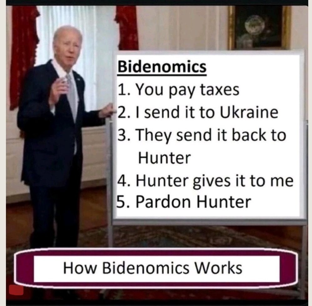 TruthJasonLee's tweet photo. Oh, I see 👀 

#Bidennomics finally makes sense... https://t.co/xHBRF7jOsn