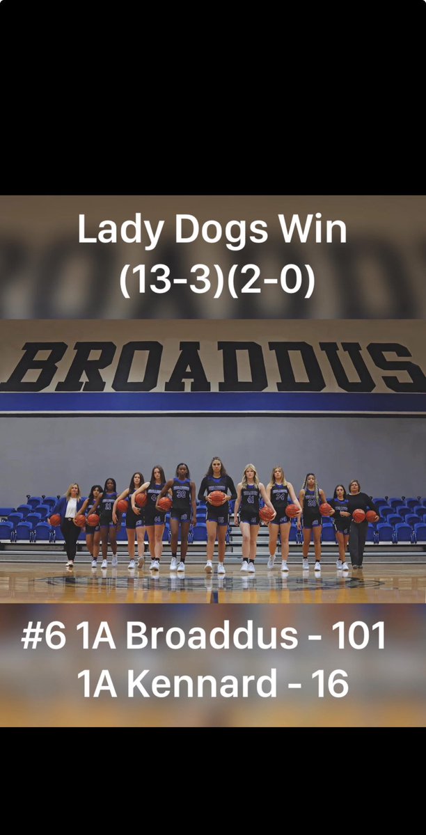 BroaddusGBB's tweet photo. Congratulations to our lady bulldogs on their second district win. Let’s keep rolling💙🤍

@TXHSGBB @Nick_TXHSGBB @STBA_TX @Tabchoops #chooseyourhard https://t.co/UztJjOXCAZ