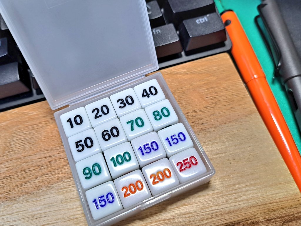 セリアのダメカンダイス(とスクエアケース2p)、悪く無いのでは…！？