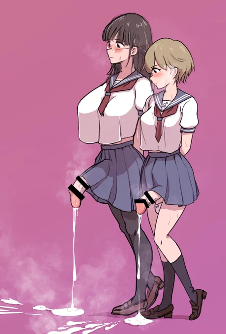 #今年も残りわずかなので今年一番伸びた絵を貼る1番伸びたのはこれ。2000を超えたの初めてでした。#futanari #ふたなり 