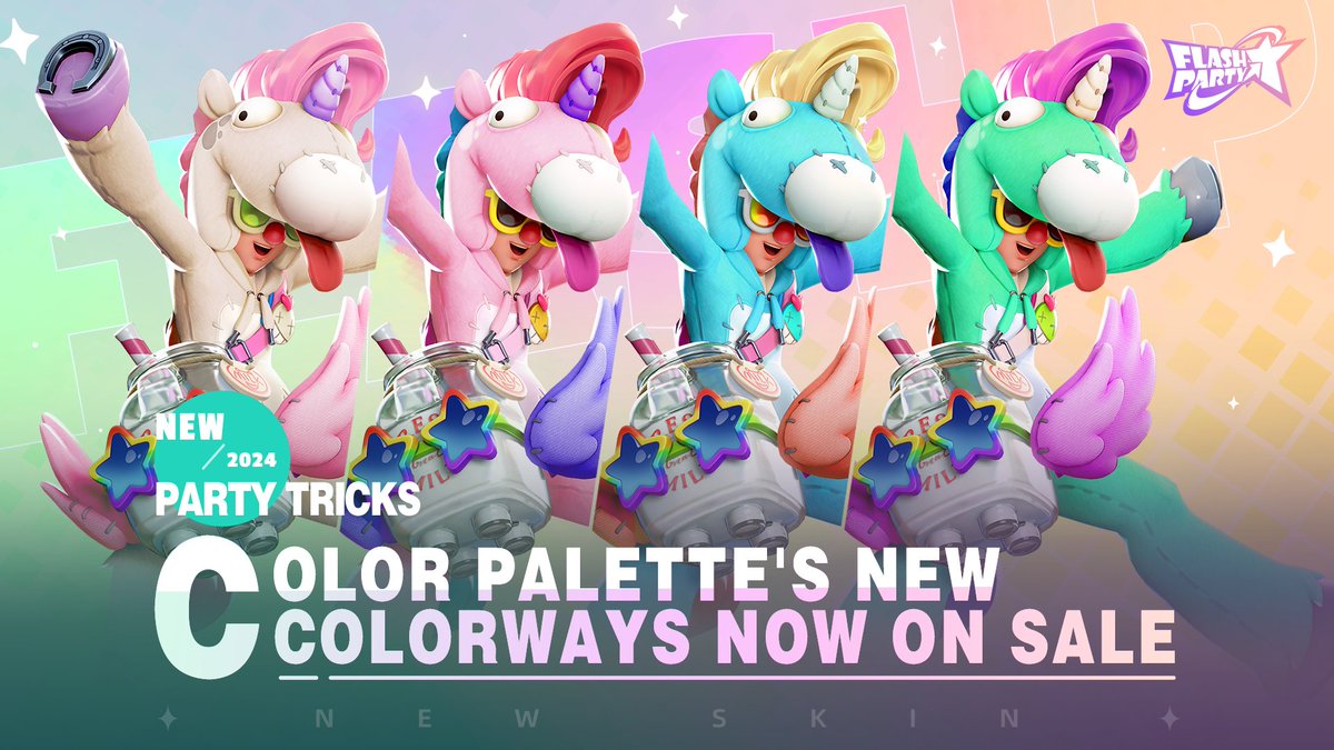 Sivi - Party Tricks will soon have new palette color options! Use dyes to unlock new color choices!

#flashparty