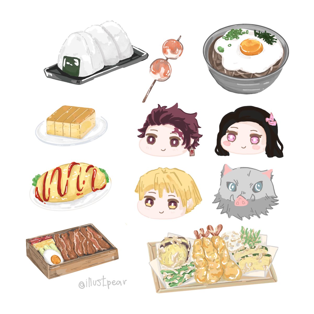 Illust_pear l fanart and foodillust tweet media